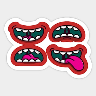 Mouth expressions Sticker